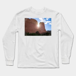 Sunshine Cliff at Garden of the Gods Long Sleeve T-Shirt